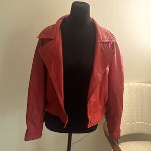 Wilson’s leather red leather jacket size medium
